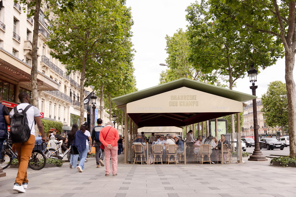 Les terrasses Champs Elysées dans le 8ème 