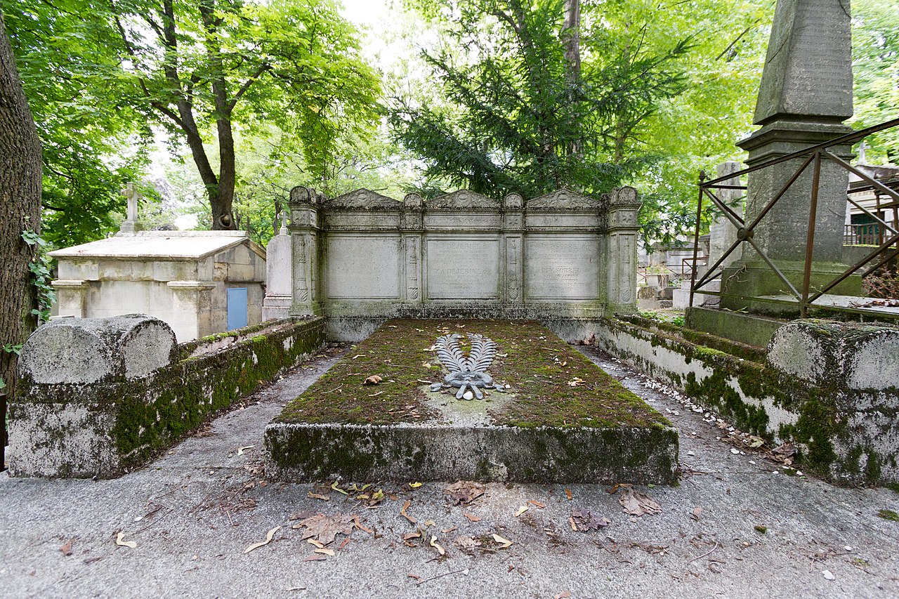 Photo de la tombe d'Augusta et de Jules Déjerine