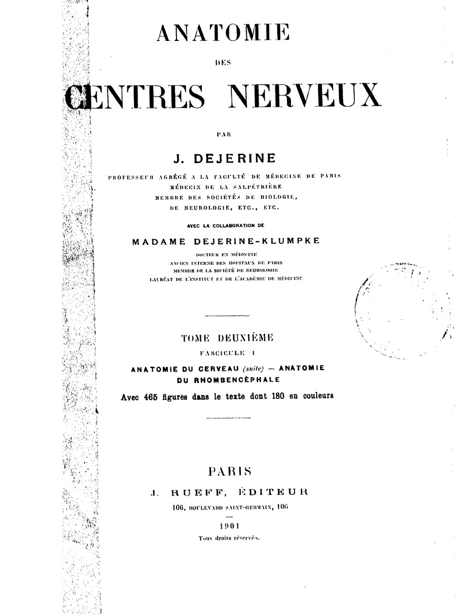 Photo de la couverture d'Anatomie des centres nerveux