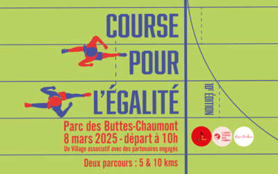 affiche modifiée pour la course de l'égalité 