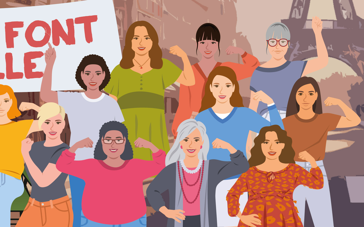 Visuel pour la journée des droits des femmes