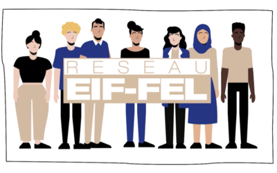 Des personnes avec un logo