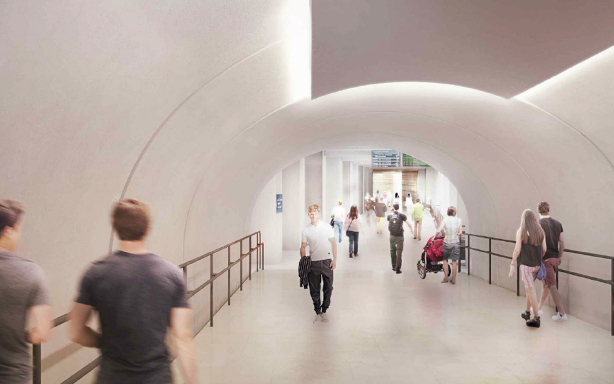 Un passage souterrain