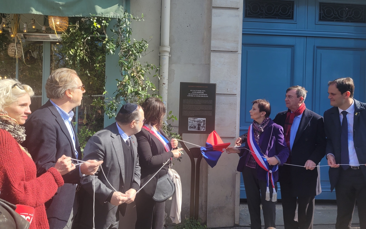 Dévoilement plaque de la rue de Médicis