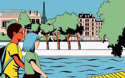 Illustration transition écologique. 