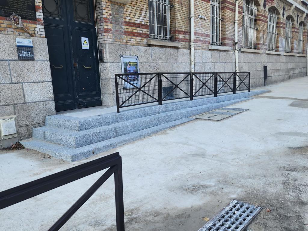 Escaliers Paris Lecture
