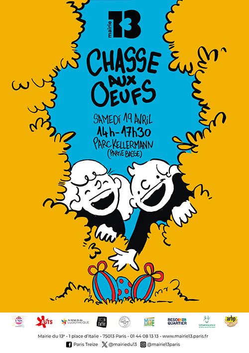 Illustration d'une chasse aux œufs