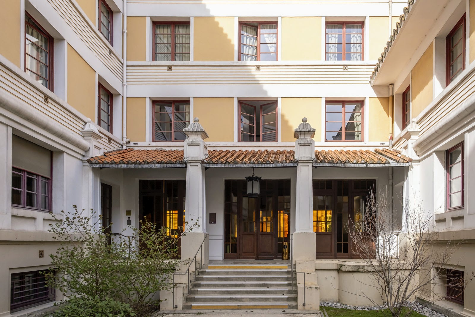 cou intérieure de la Maison des étudiants de l’Asie du Sud-Est