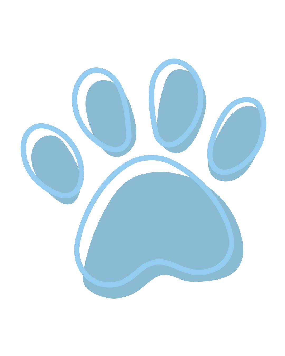Illustration d'une patte de chien