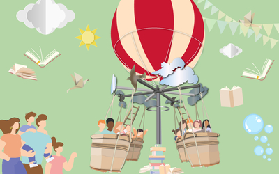 Ballon et livres