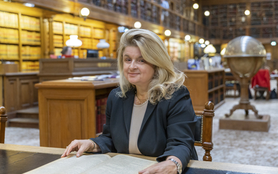 Portrait de Karine Silvander, Conseil parisien des européens.