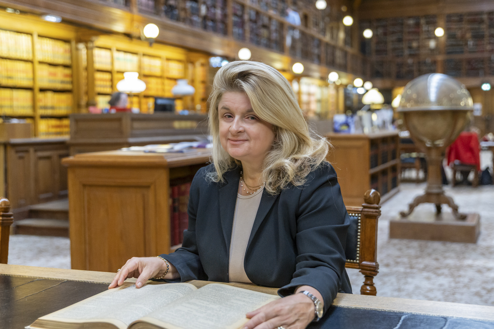 Portrait de Karine Silvander, Conseil parisien des européens.