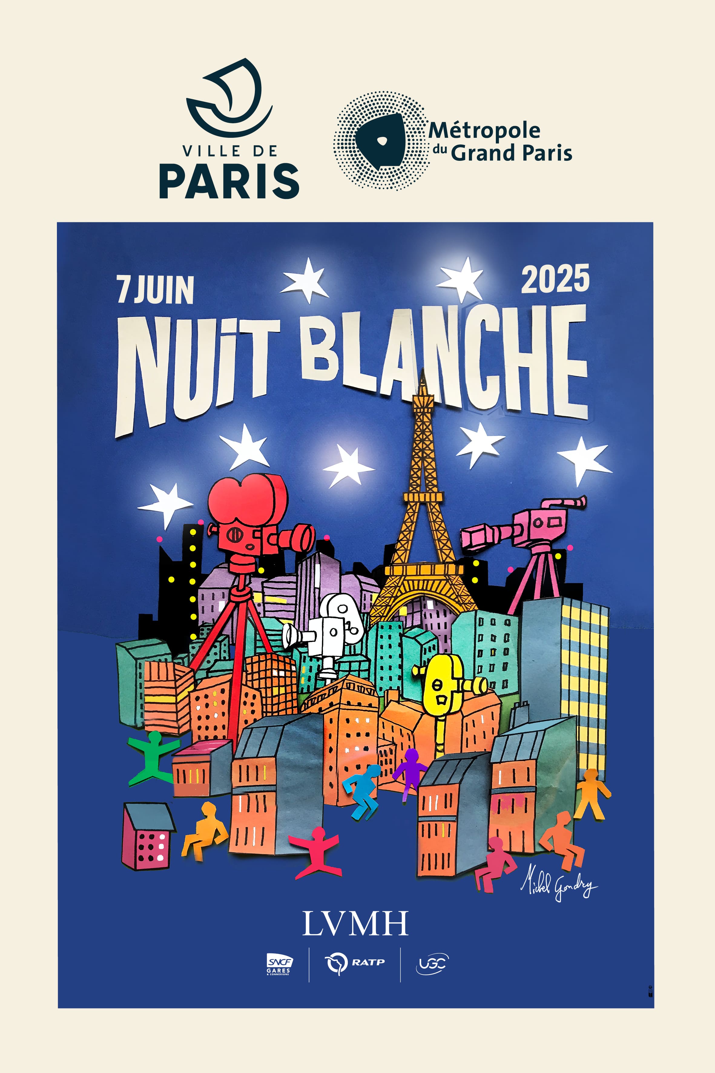 L'affiche de Nuit Blanche 2025