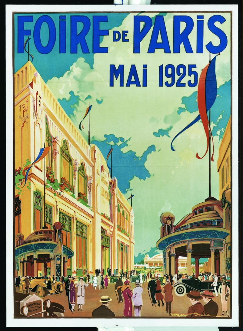 image verticale du parc des expositions de la porte de Versailles
