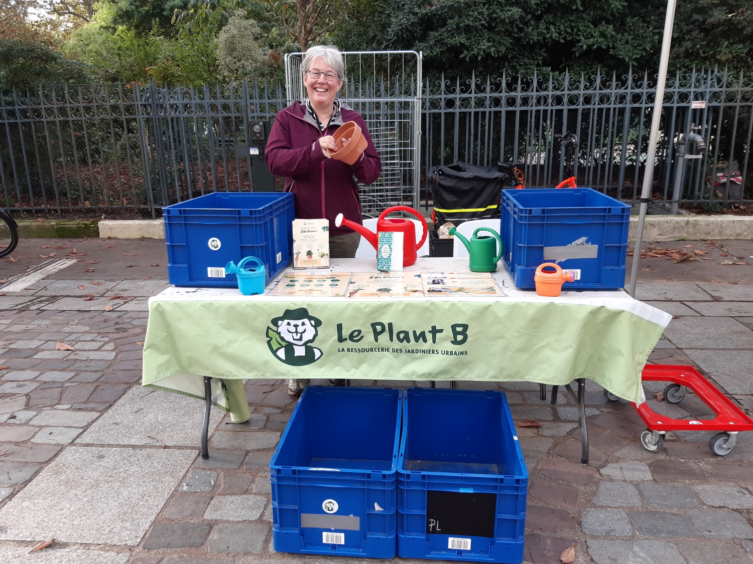 Photo d'une collecte jardinage avec Plant B