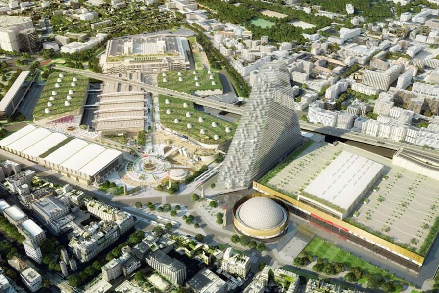 photo du parc des expositions de la Porte de Versailles