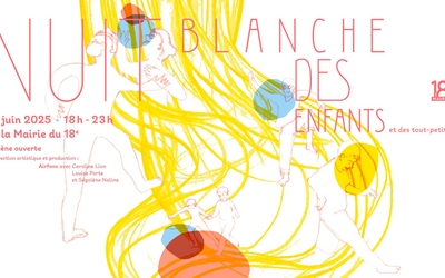 Visuel RS Nuit Blanche 2025 réalisé par Alban Gervais 