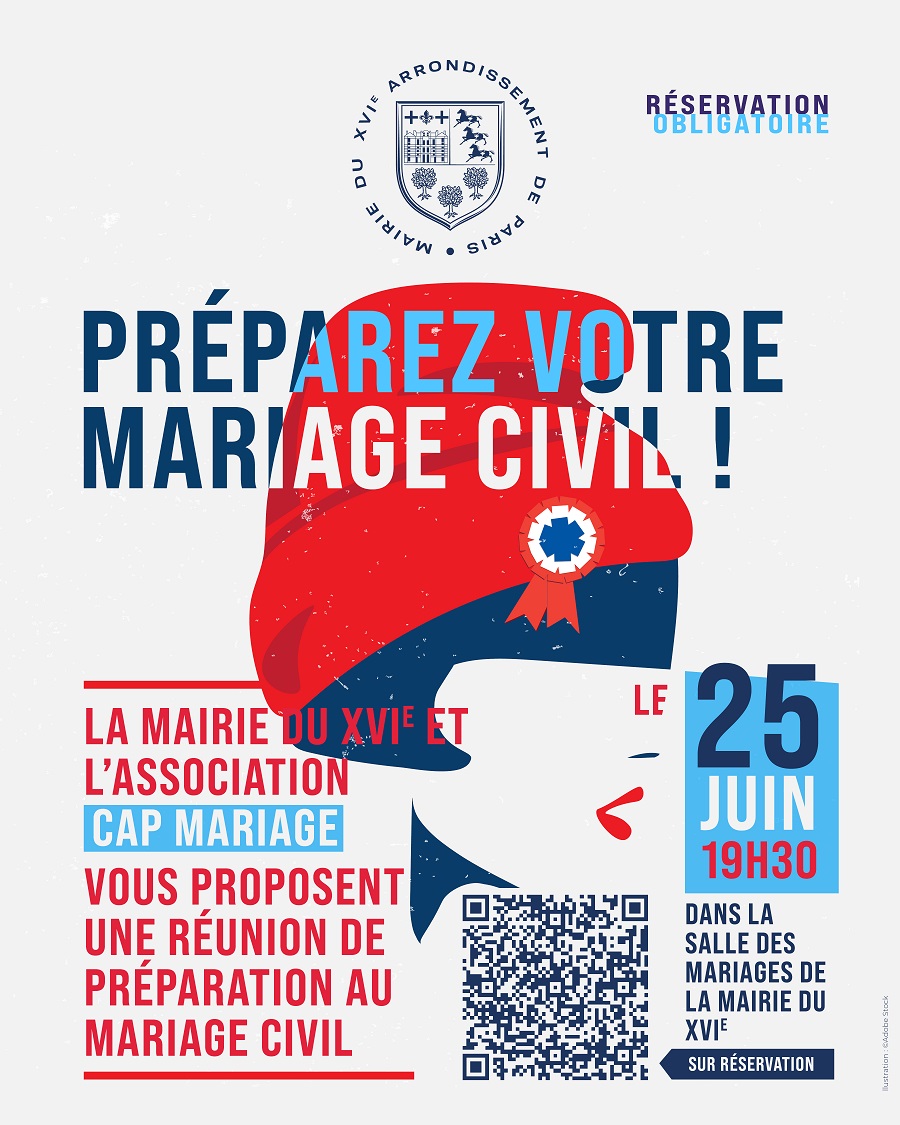 visuel cap mariage mairie du XVI