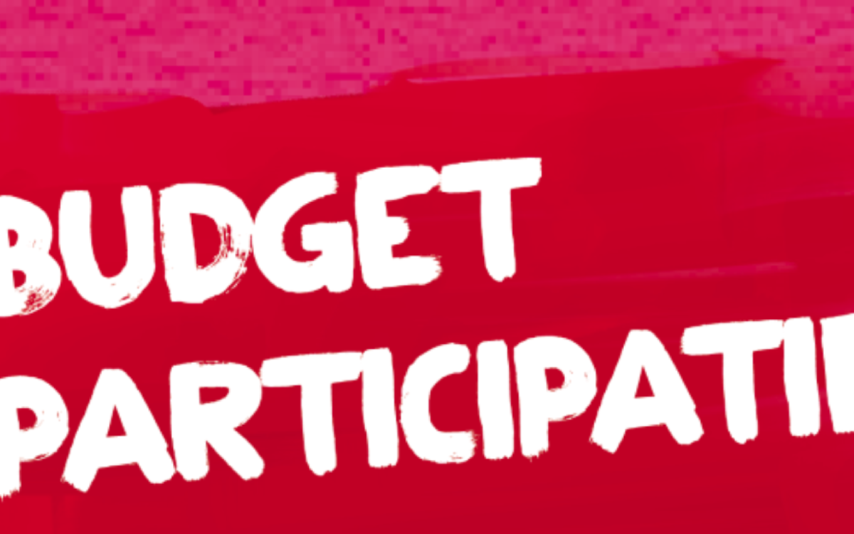 visuel Budget participatif visuel de recrutement 2025
