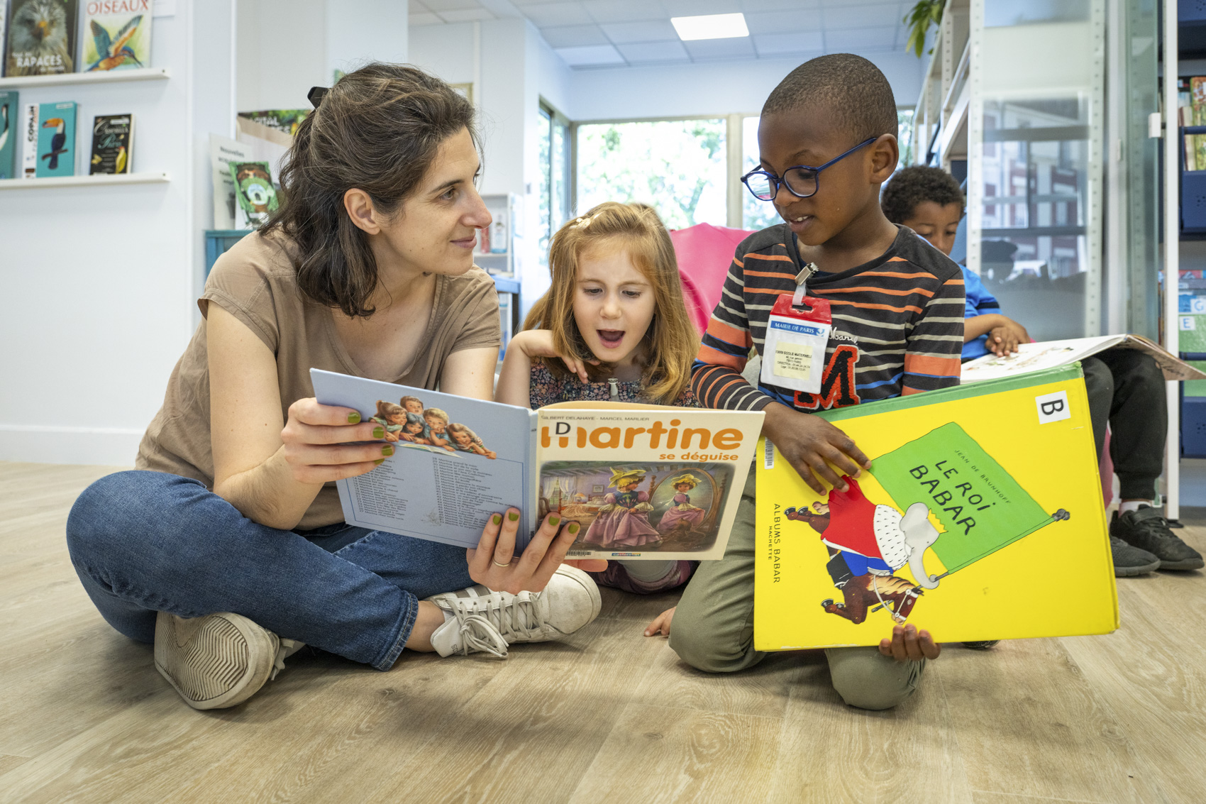 Accueil de classe à la Bibliothèque Buffon