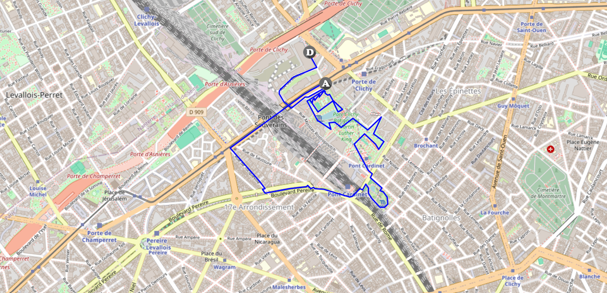 Le parcours du tribunal de Paris à la petite ceinture du 17e