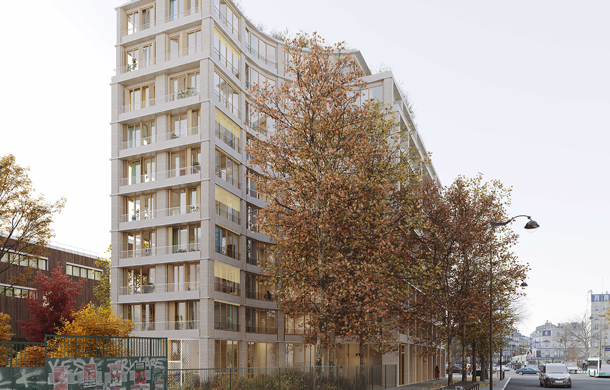 Visuel d'un immeuble moderne 