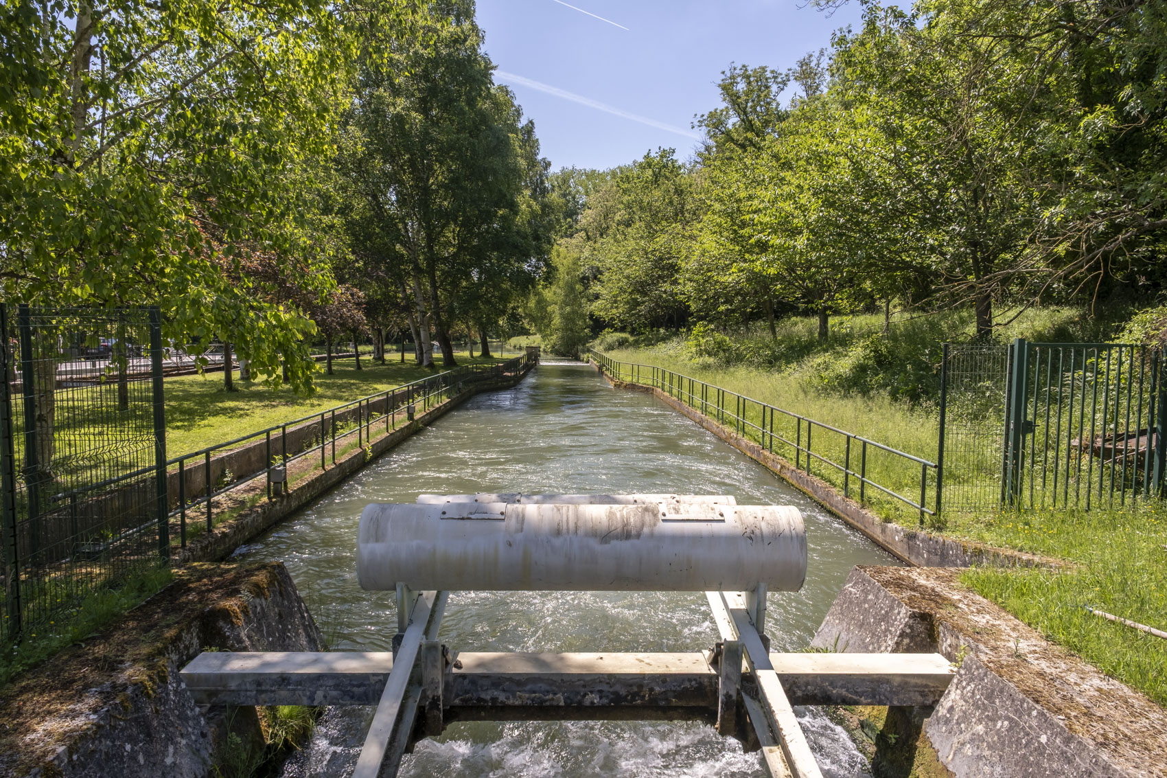 Ecluse de Varreddes, canal de l'Ourcq, construite en 1839