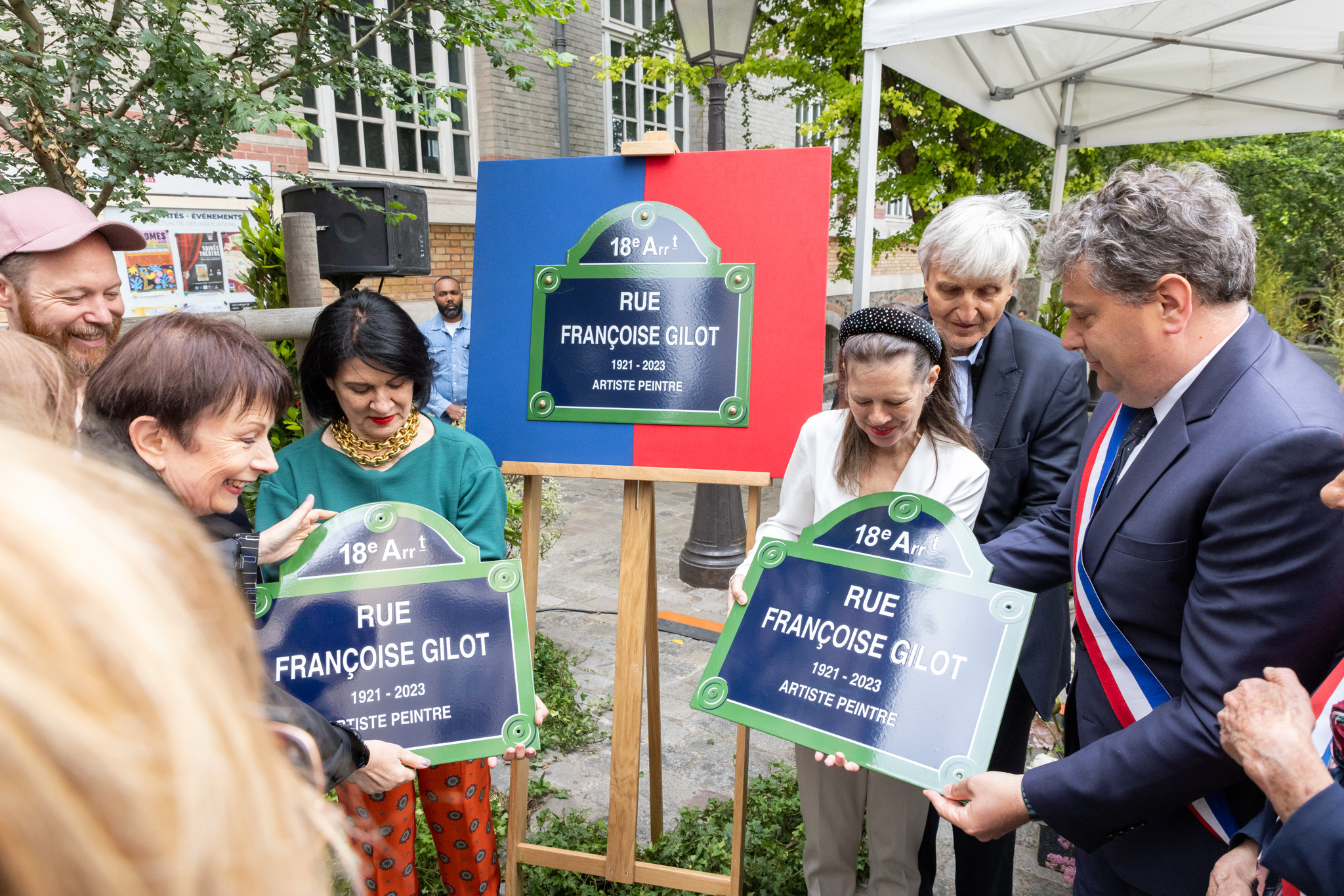 inauguration Françoise Gilot
