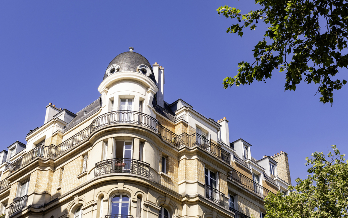 Façade d'immeuble dans le 12ème.