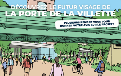 Visuel "Découvrez le futur visage de la Porte de la Villette"