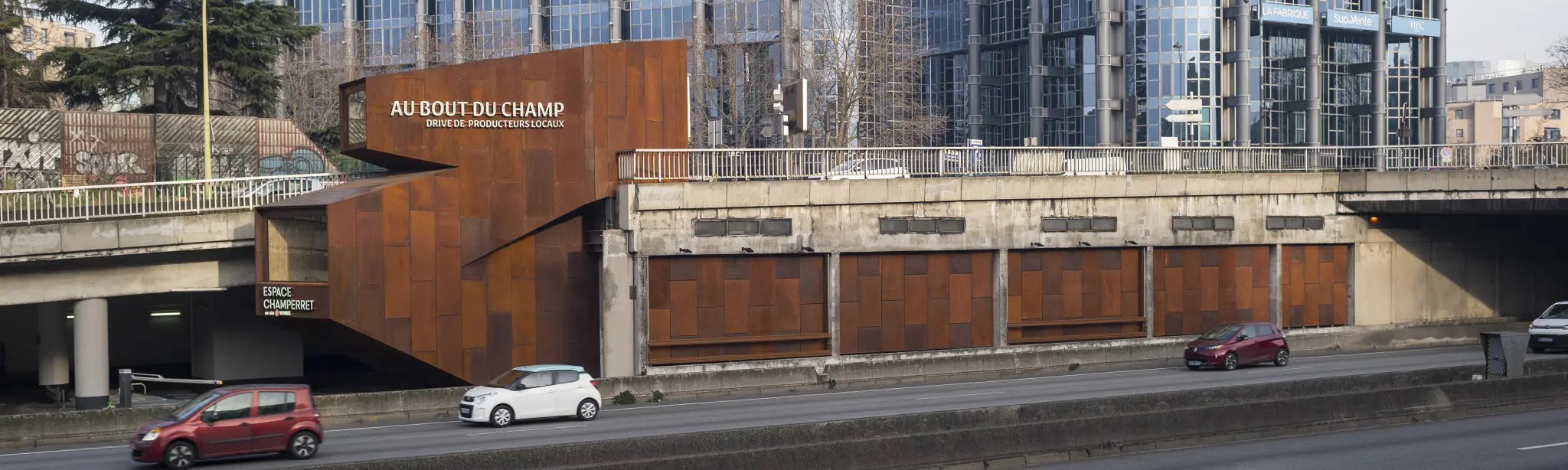 Photo de la Plateforme logistique connectée à l’Espace Champerret et drive fermier