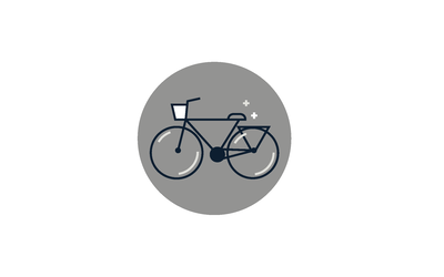 vélo gris