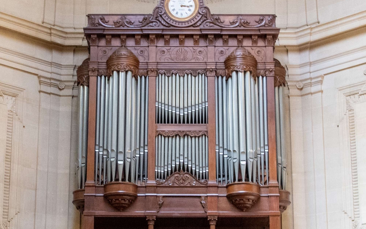 photo de l'orgue restauré du temple du saint-esprit