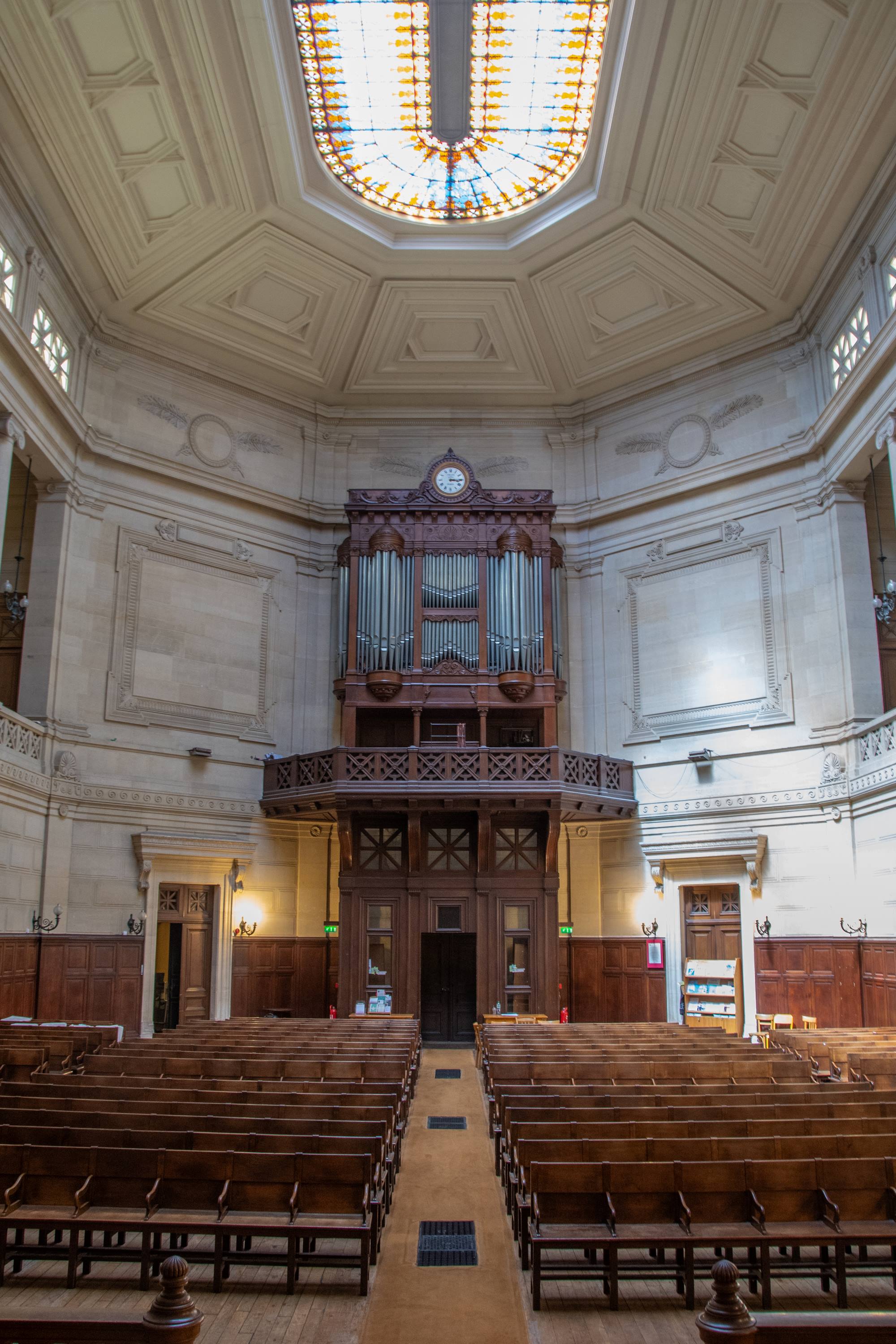 photo de l'orgue du temple protestant du Saint-Esprit