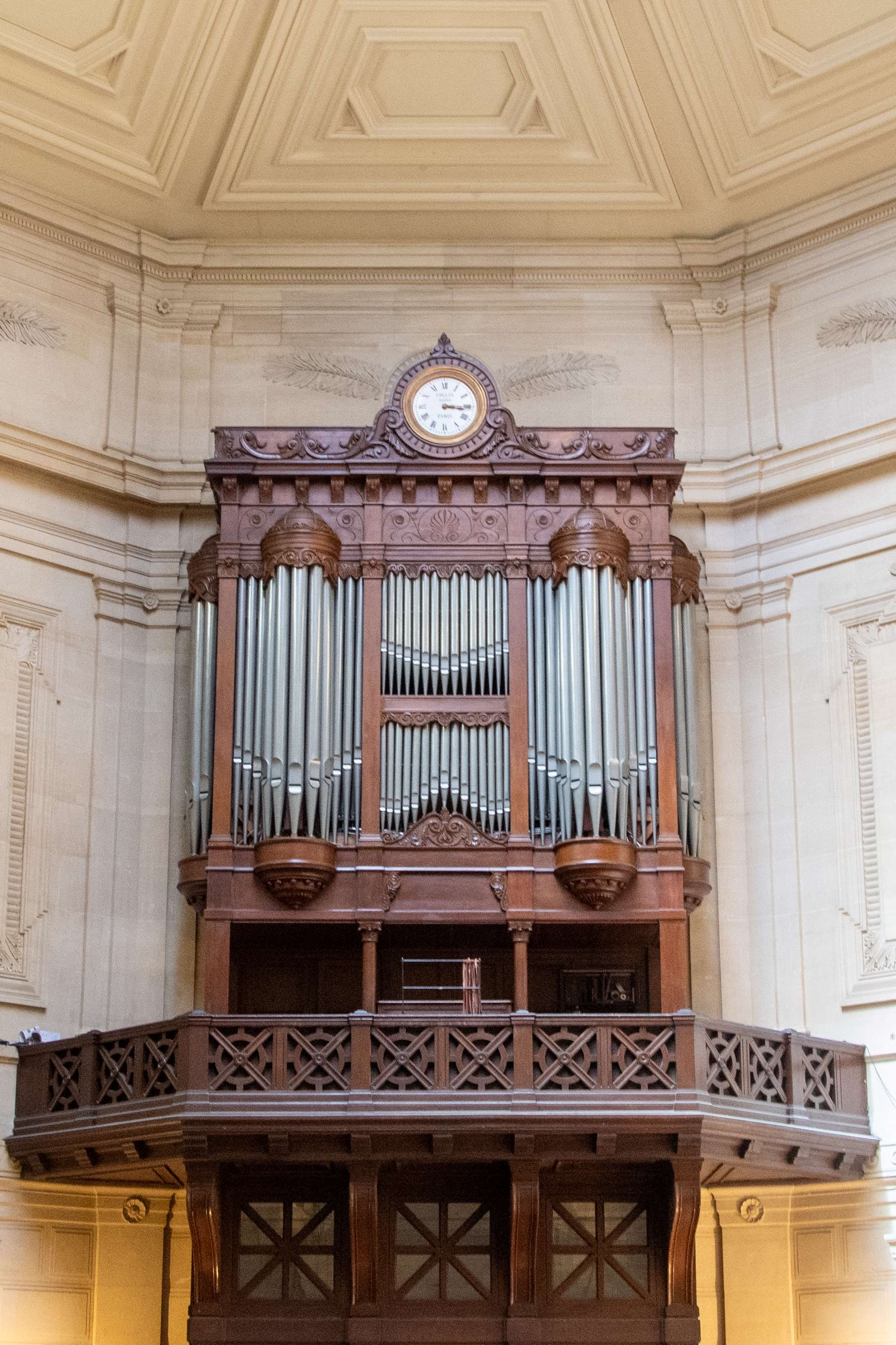 photo de l'orgue restauré du temple du saint-esprit