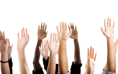 Il s'agit de mains levées