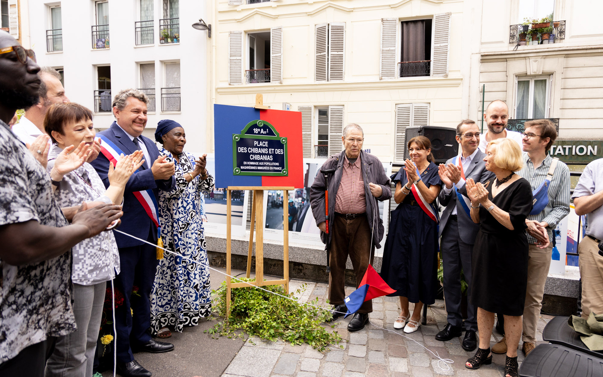 Inauguration place des Chibanis