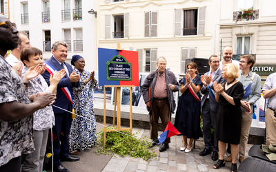Inauguration place des Chibanis