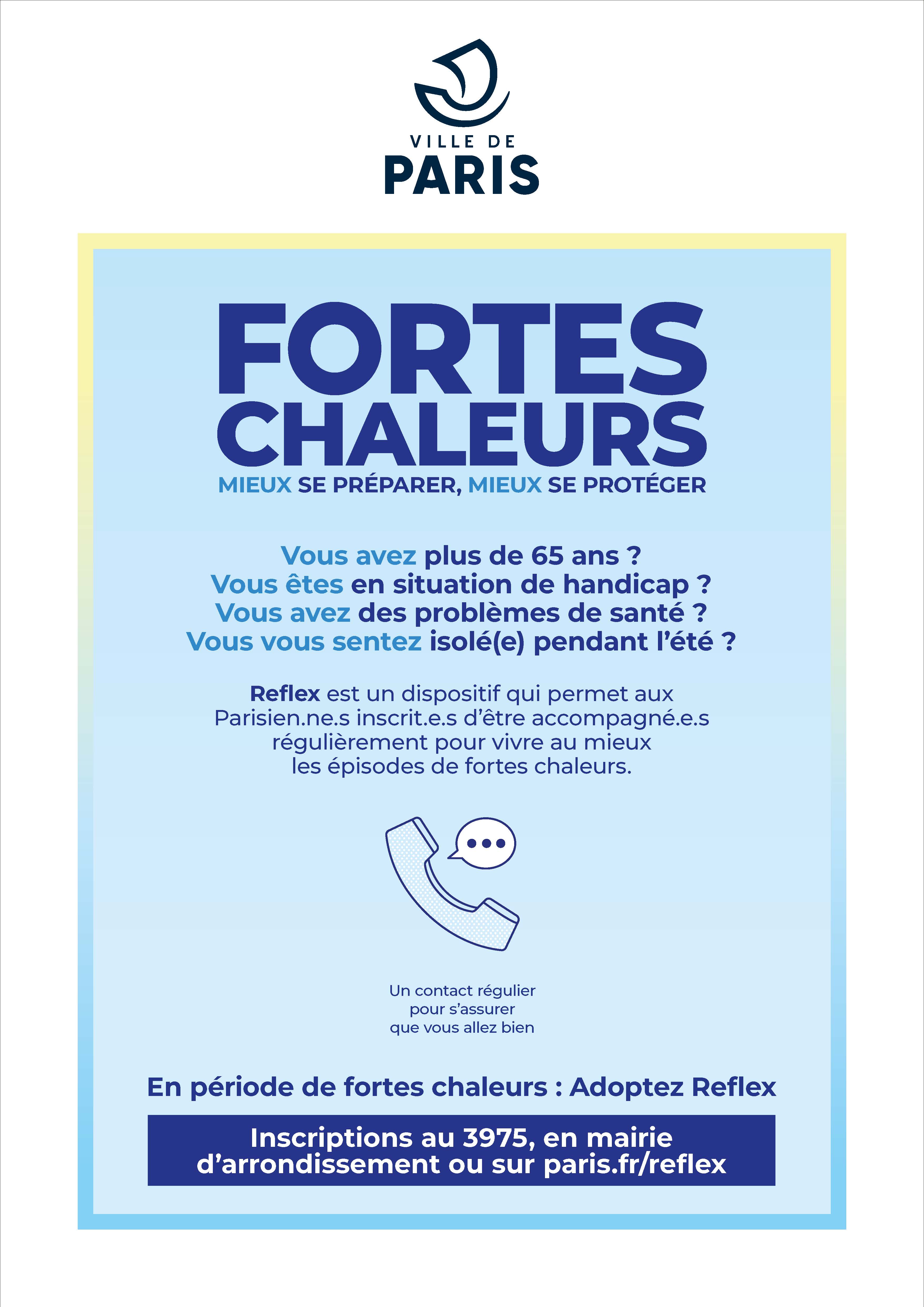 Visuel de Affiche Canicule - REFLEX