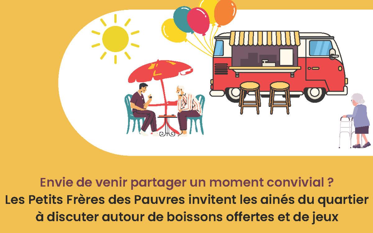 Illustration et flyer de la caravane estivale