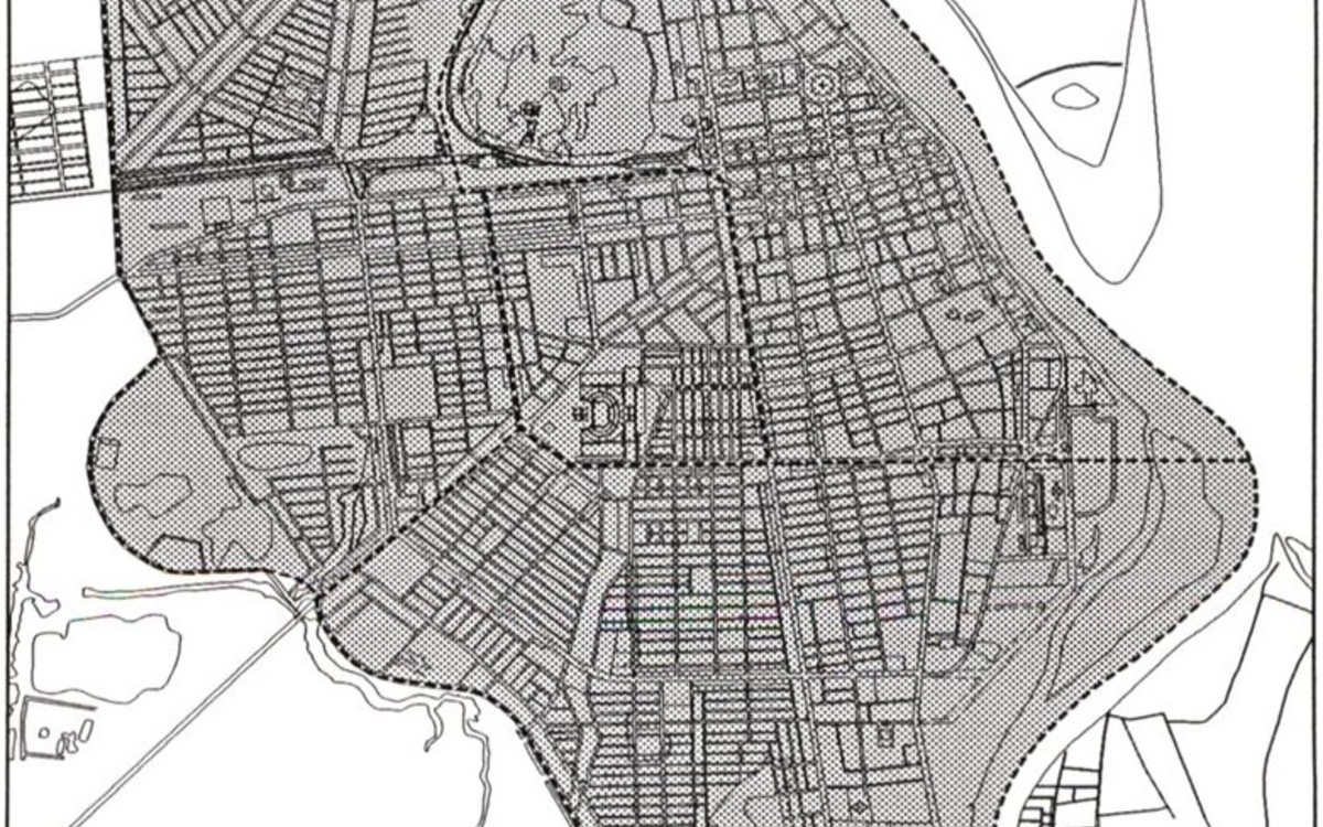 carte en noir et blanc