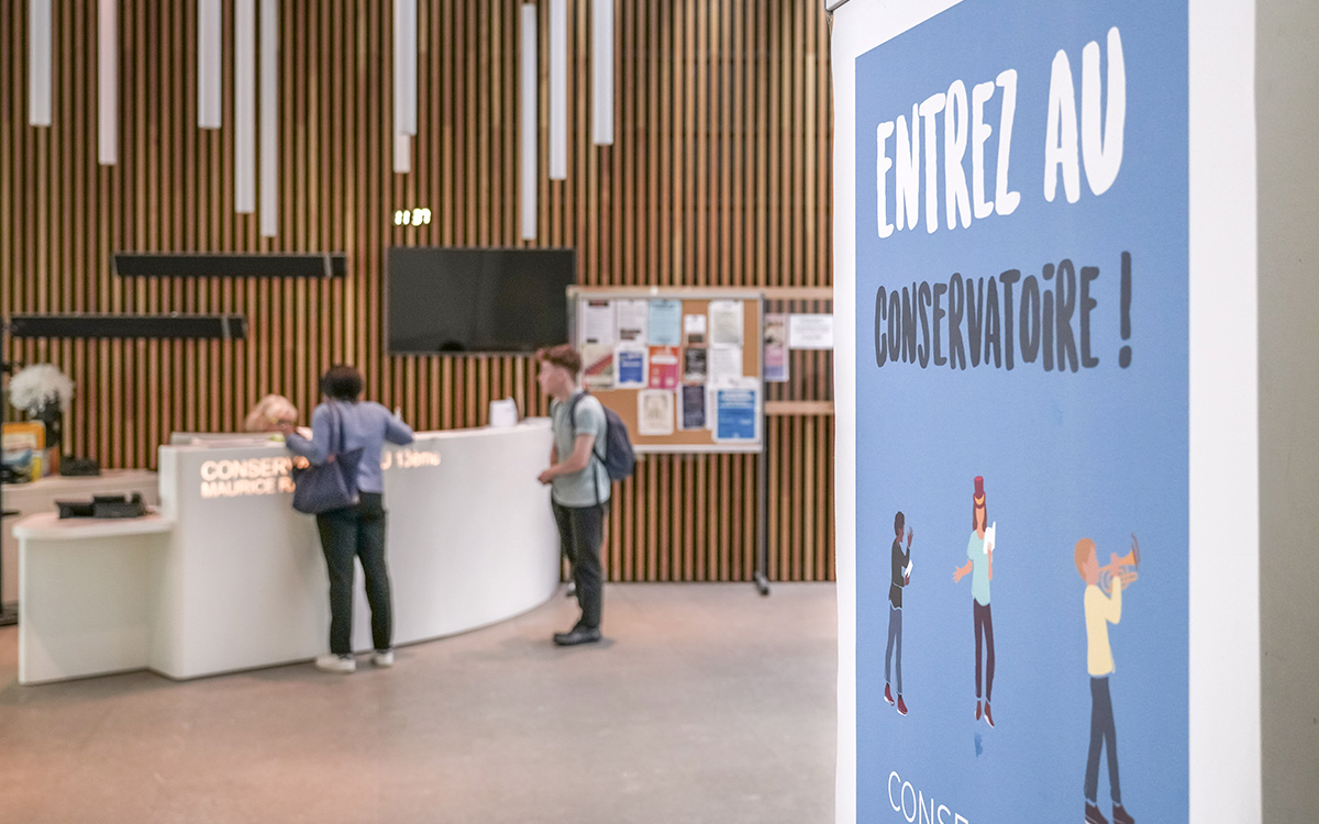 Accueil du conservatoire Maurice Ravel