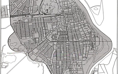 carte en noir et blanc