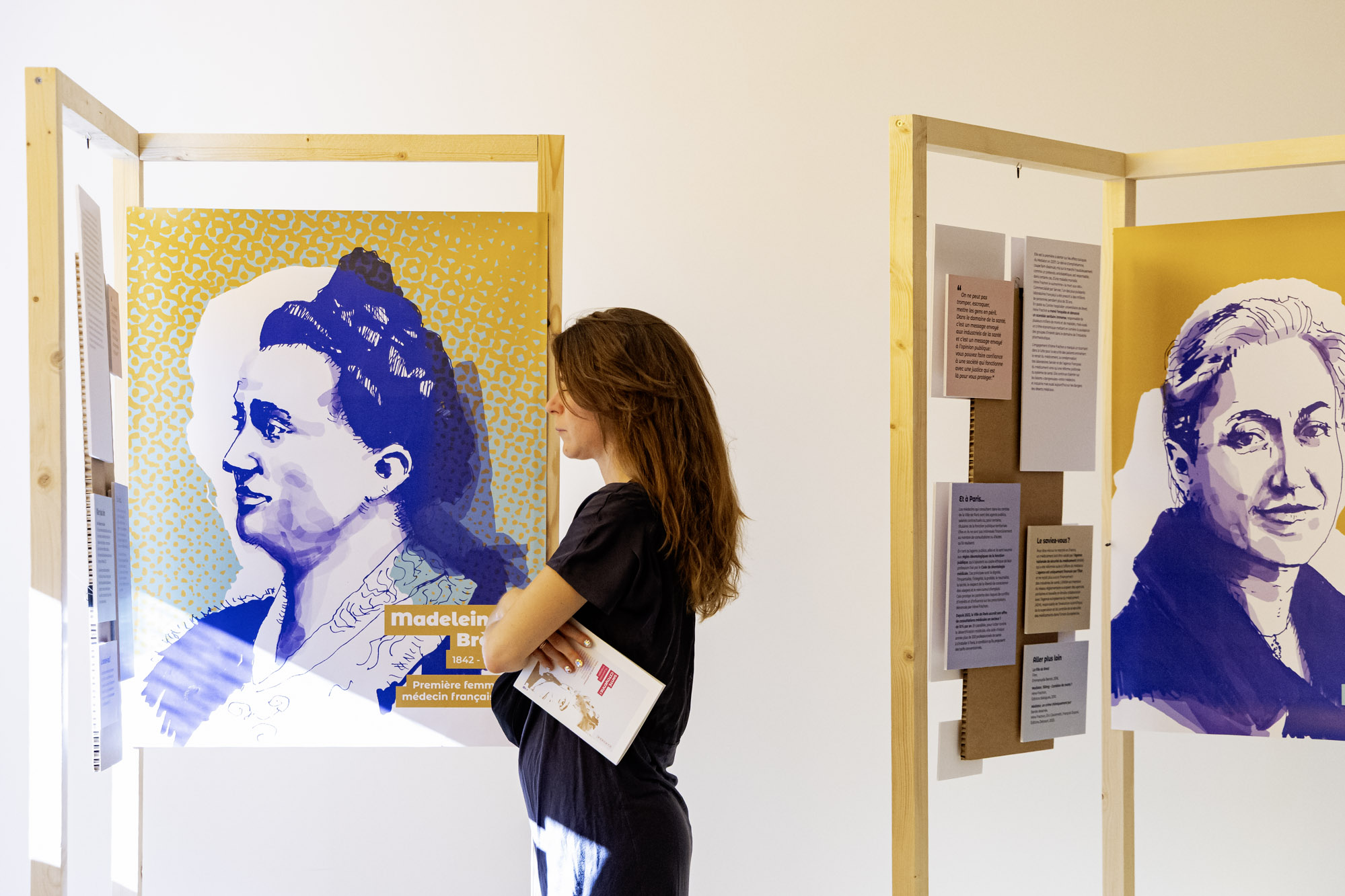 Visite de l'exposition "Santé Citoyenne !" à Boucry