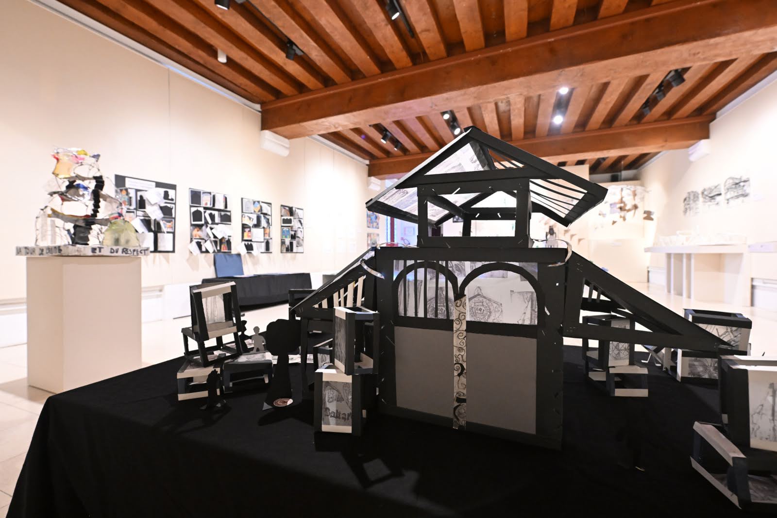 Une maquette de halle Baltard exposée à la bibliothèque Forney