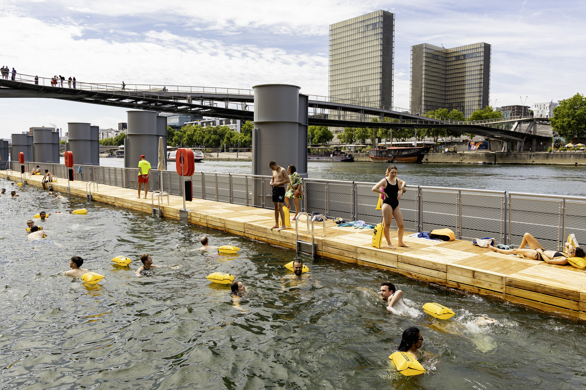 Site de baignade quai de Bercy.