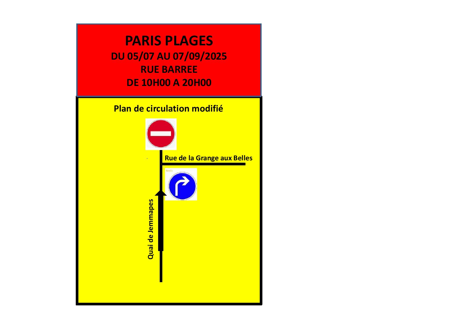 plan de circulation