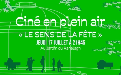 Bannière ciné en plein air