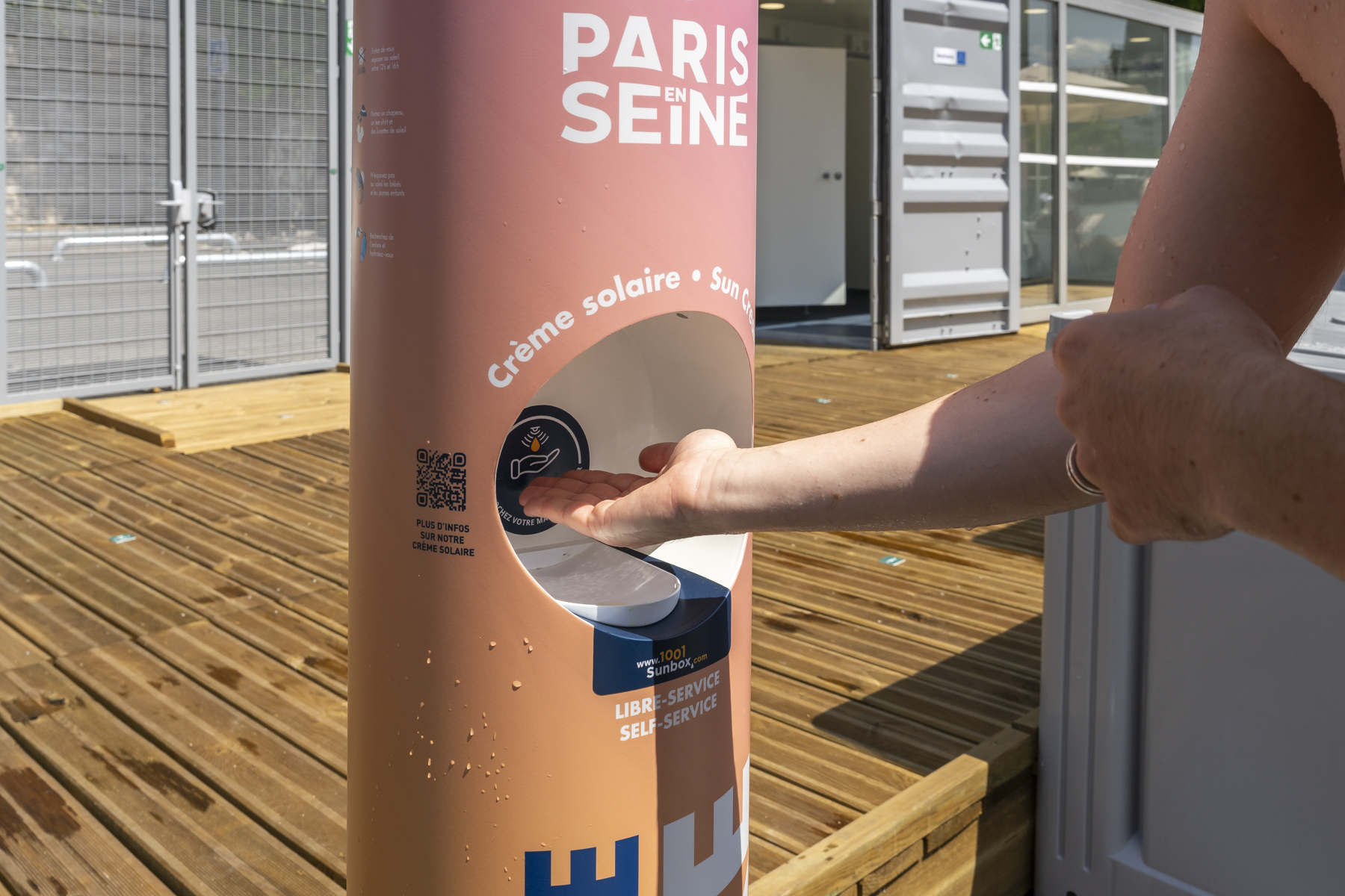 On a testé la baignade à Bercy.