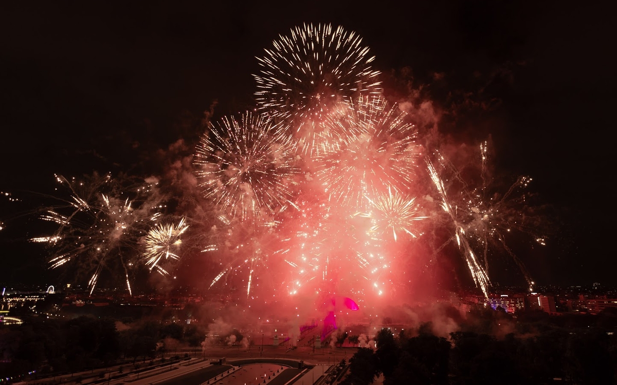 Le final du feu d'artifice